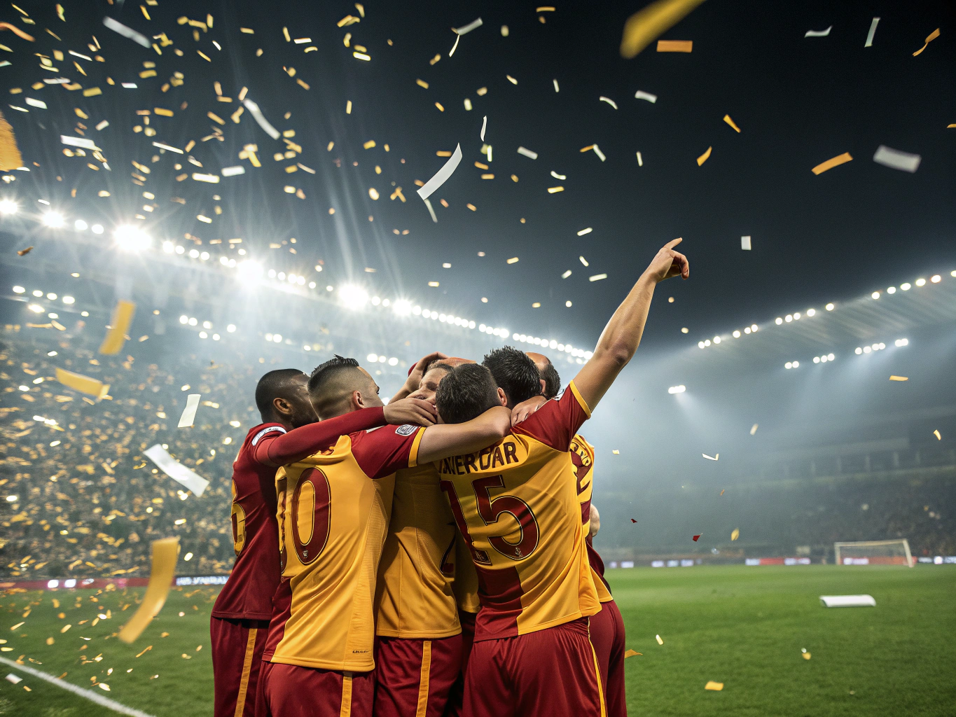 Tarihi Ali Sami Yen Stadyumu Kapalı Tribün karşılama pankartları ve meşale gösterisi